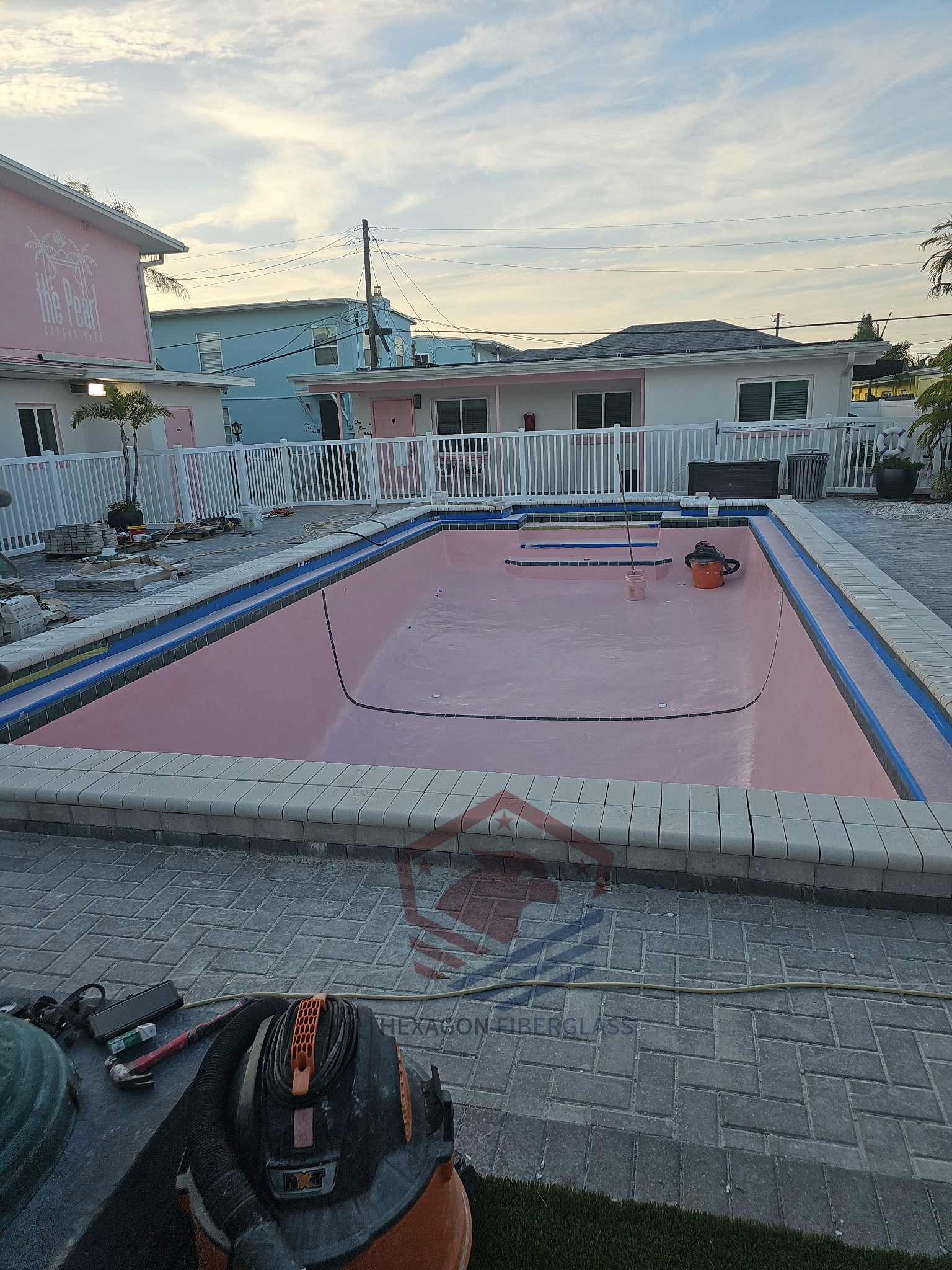 Pool Conversion Before After