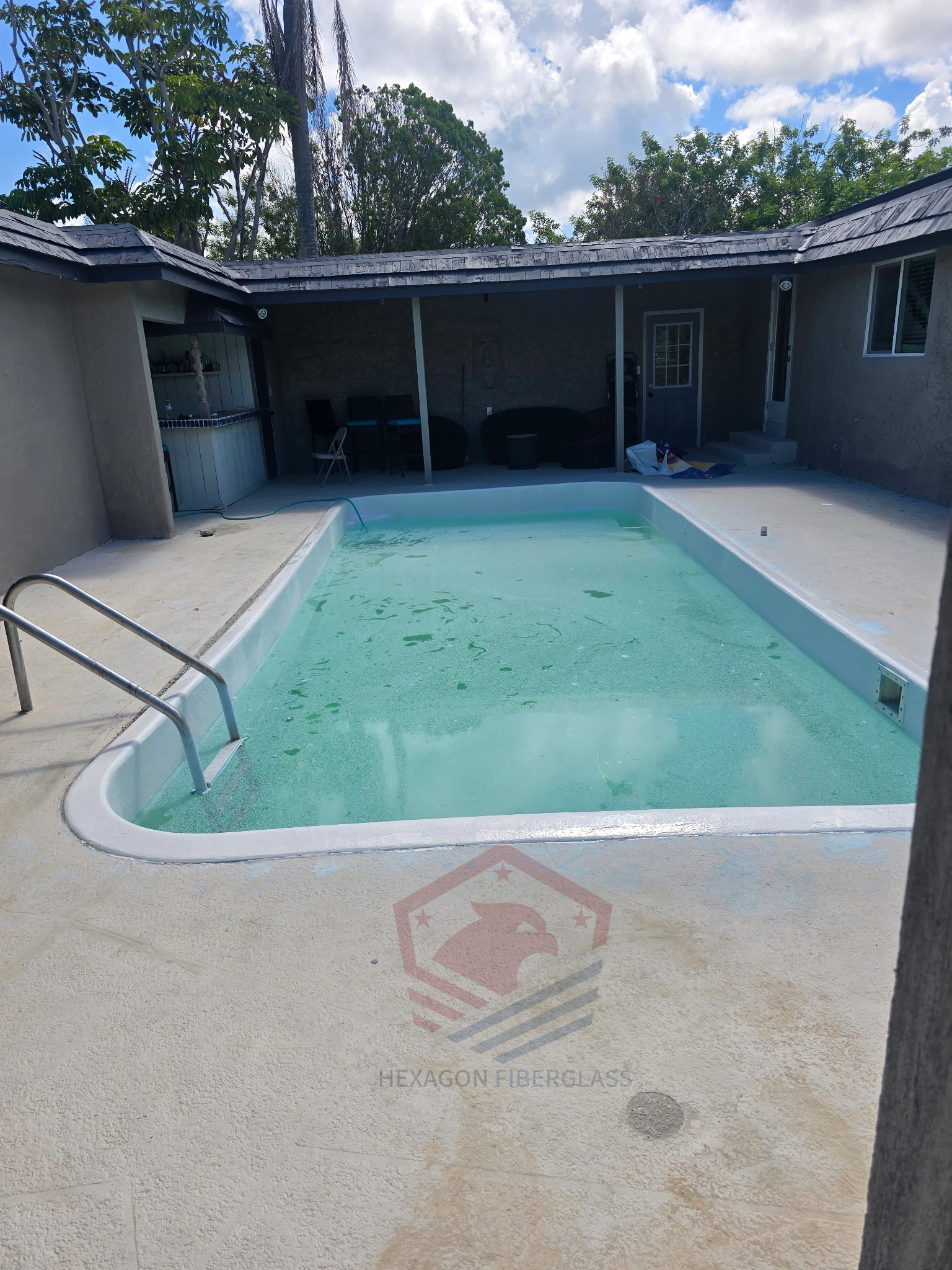 Gunite to Fiberglass Conversion