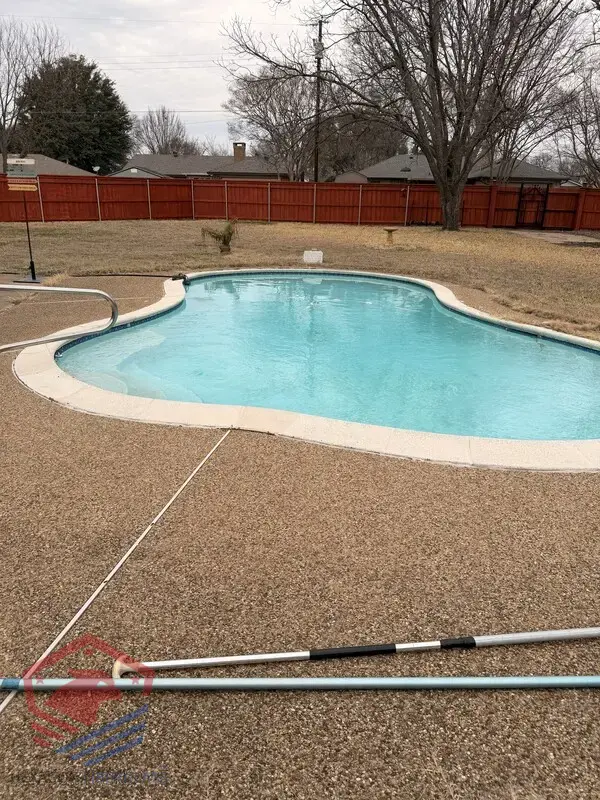 Gunite to Fiberglass Resurfacing & Complete Remodel — before resurfacing
