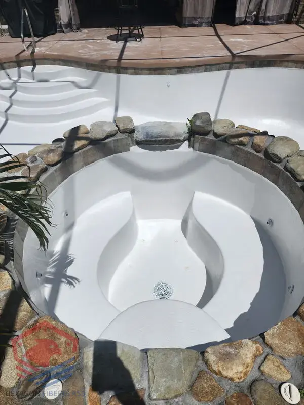 Gunite Pool & Spa Resurfacing — Hexagon Fiberglass Pools