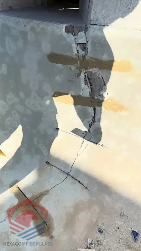 Pool Remodeling — During (view 2) — Hexagon Fiberglass Pools
