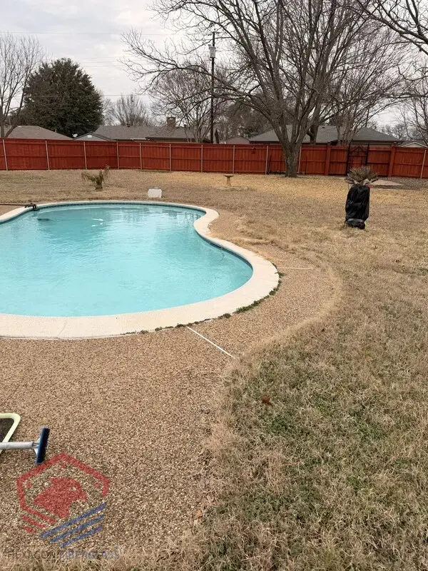 Pool Remodeling — Before (view 2) — Hexagon Fiberglass Pools
